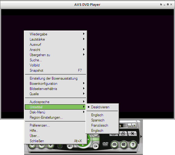 Wie spielt man DVDs mit AVS DVD Player ab? Schritt 5