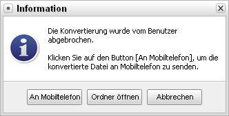 Wie konvertiert man Video und lädt es auf ein Handgerät hoch? Schritt 6