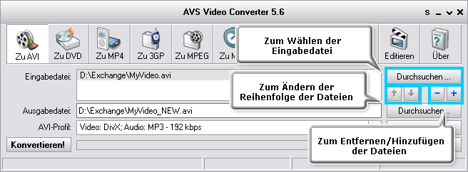 Wie konvertiert man Video in DVD und erstellt eigenes DVD-Menü? Schritt 2