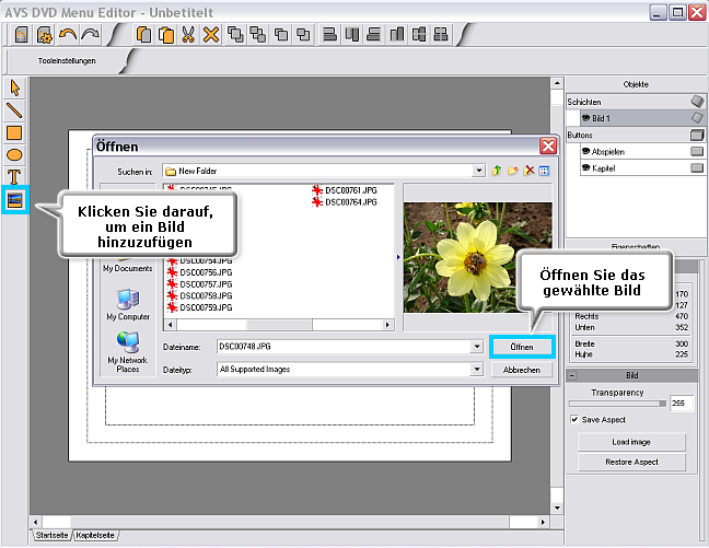 Wie konvertiert man Video in DVD und erstellt eigenes DVD-Menü? Schritt 4