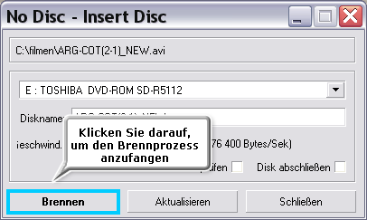 Wie konvertiert man Video in DVD und erstellt eigenes DVD-Menü? Schritt 5