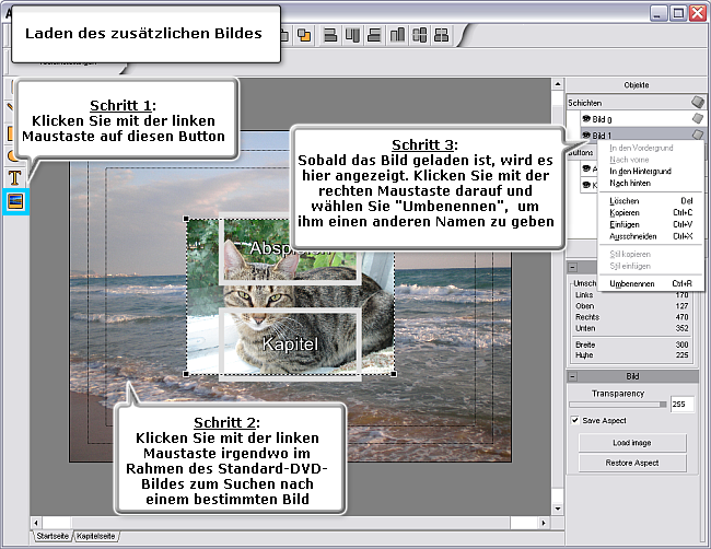 Wie erstellt man ein Menü für Ihre DVD mit AVS Video ReMaker? Schritt 4