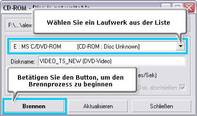 Wie erstellt man ein Menü für Ihre DVD mit AVS Video ReMaker? Schritt 5