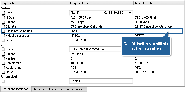 Wie konvertiert man ein PAL-Video ins NTSC-Farbsystem? Schritt 3