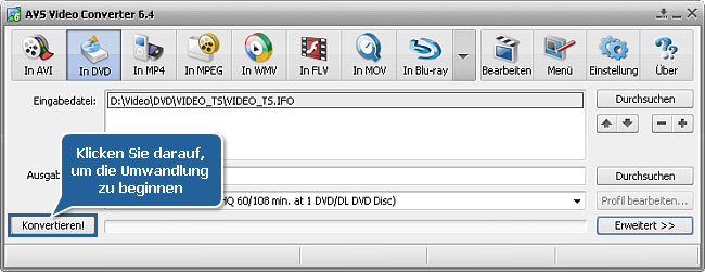 Wie konvertiert man ein PAL-Video ins NTSC-Farbsystem? Schritt 5