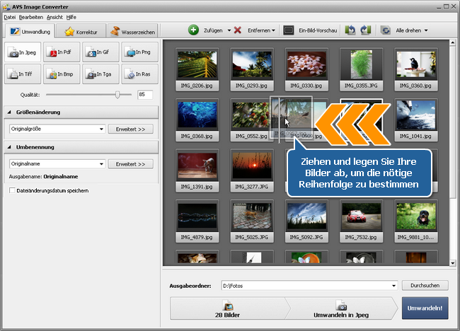 Wie kann man Bilder ins PDF-Format umwandeln? Schritt 2