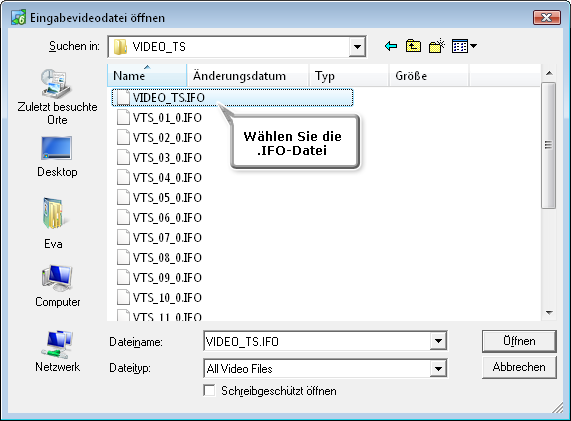 Wie rippt man DVD in DivX, Xvid, AVI, MPEG, WMV, MOV, RM? Schritt 2
