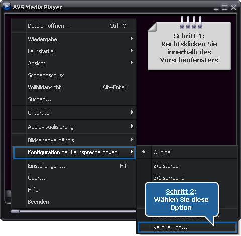 Wie spielt man Videodateien mit dem AVS Media Player ab? Schritt 4