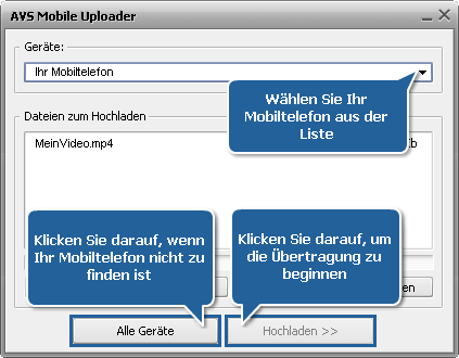 Wie wandelt man Heimvideos ins 3GP- oder MP4-Format für Mobiltelefone um? Schritt 6