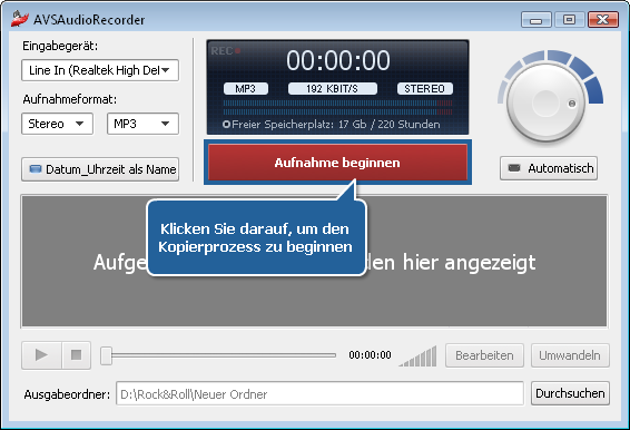 Wie kann man alte Heim-Audiokassetten kopieren? Schritt 5