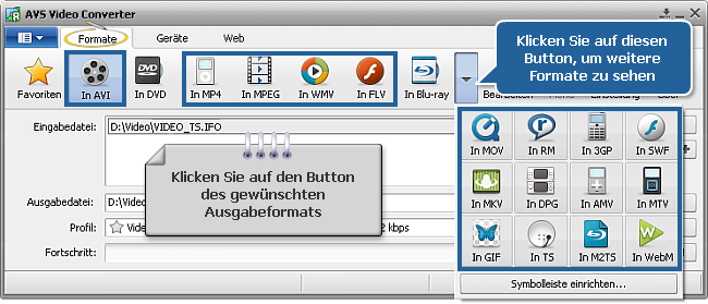Wie wandelt man Heim-DVD-Episoden in einzelne Dateien um? Schritt 3