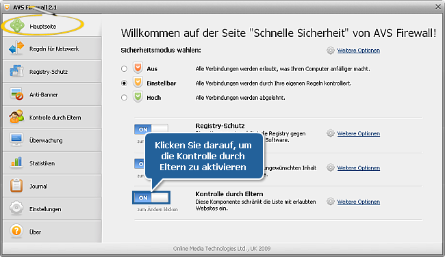 Wie kann man Kinder vor unzuverlässigen Websites schützen? Schritt 2