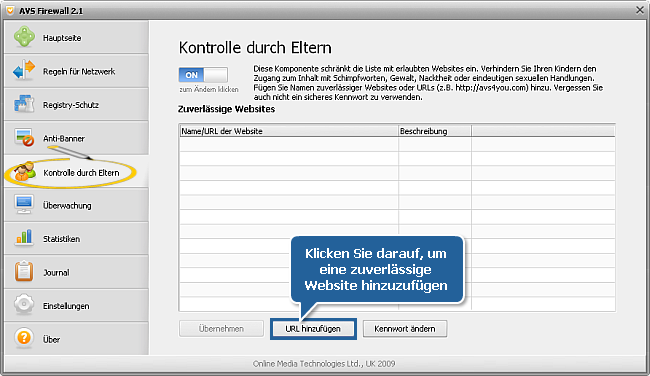 Wie kann man Kinder vor unzuverlässigen Websites schützen? Schritt 3