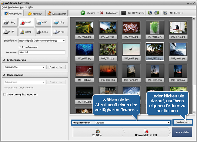 Wie kann man Bilder ins PDF-Format umwandeln? Schritt 5