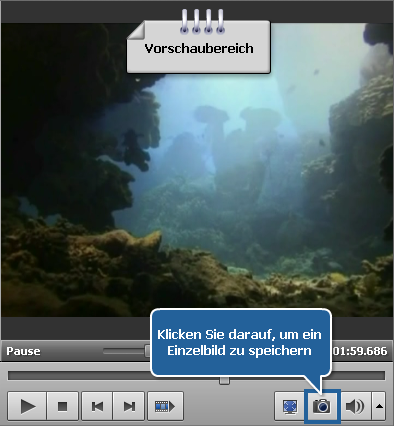 Wie exportiert man Bilder aus einer Videodatei? Schritt 4