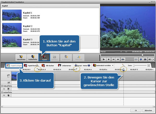Wie exportiert man Bilder aus einer Videodatei? Schritt 6