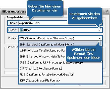 Wie exportiert man Bilder aus einer Videodatei? Schritt 6
