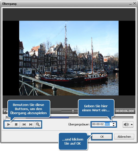 Wie erstellt man eine Diashow mit dem AVS Video Editor? Schritt 2