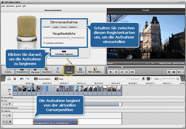 Wie erstellt man eine Diashow mit dem AVS Video Editor? Schritt 4