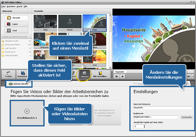 Wie erstellt man eine Diashow mit dem AVS Video Editor? Schritt 5