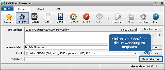 Wie konvertiert man ein Blu-ray-Video? Schritt 5