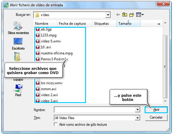 ¿Cómo dividir un DVD en capítulos? Paso 2