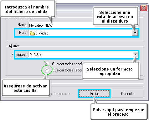 ¿Cómo dividir vídeo en AVS Video ReMaker? Paso 5