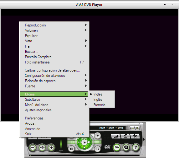 ¿Cómo reproducir películas DVD utilizando AVS DVD Player? Paso 4