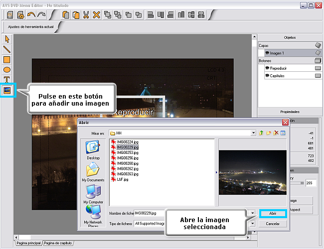 ¿Cómo convertir vídeo en formato DVD y crear un menú para la película resultante? Paso 4