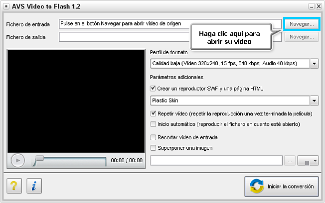 Como crear vídeo para una página web. Paso 2