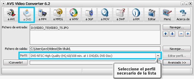 ¿Cómo convertir del sistema de color PAL a NTSC? Paso 3