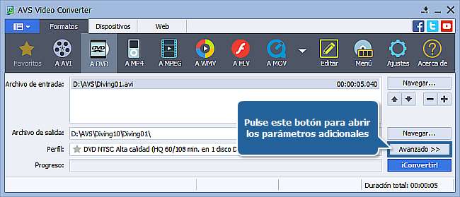 ¿Cómo convertir vídeo con subtítulos? Paso 3