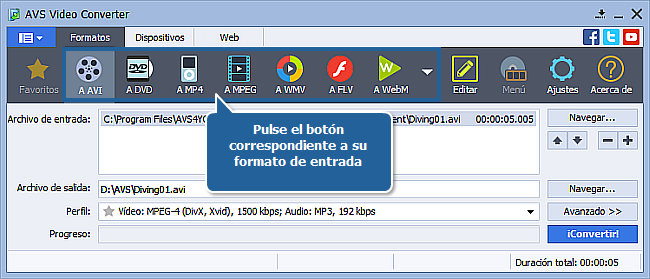 ¿Cómo reducir el tamaño del archivo de entrada con AVS Video Converter? Paso 3