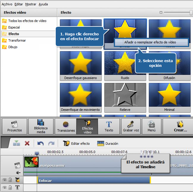 ¿Cómo restaurar vídeo desenfocado con AVS Video Editor? Paso 1