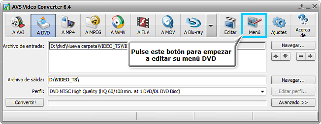 ¿Cómo grabar películas en discos DVD, VCD, SVCD? Paso 5
