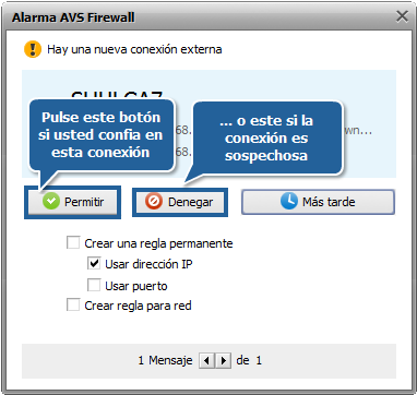 ¿Cómo proteger su PC de las conexiones sospechosas? Paso 3