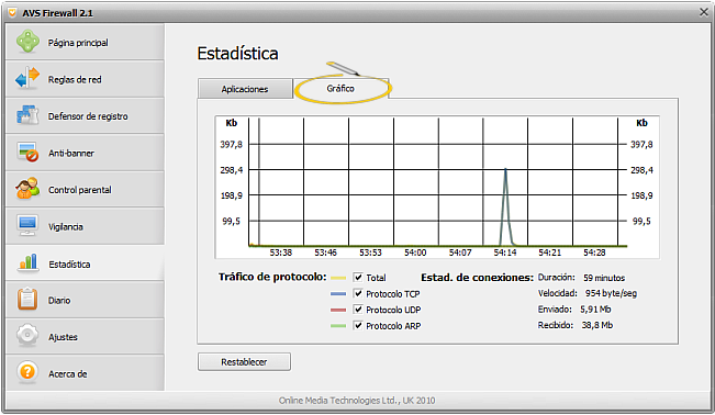 ¿Cómo obtener información sobre todas las conexiones y estadísticas de la red? Paso 3