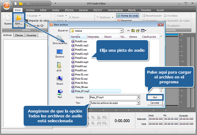 ¿Cómo subir el volumen de (una parte de) la pista de audio? Paso 2