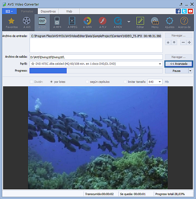 ¿Cómo convertir del sistema de color PAL a NTSC? Paso 5