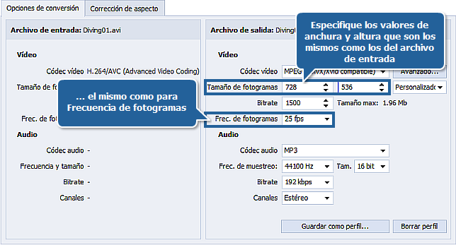 ¿Cómo reducir el tamaño del archivo de entrada con AVS Video Converter? Paso 4
