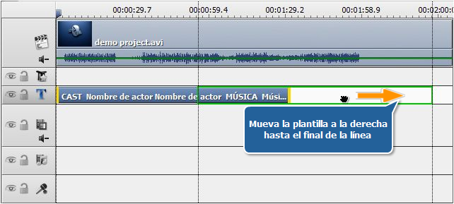 ¿Cómo añadir créditos al final de la película?
