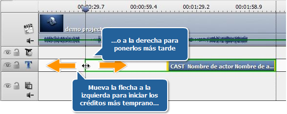 ¿Cómo añadir créditos al final de la película?