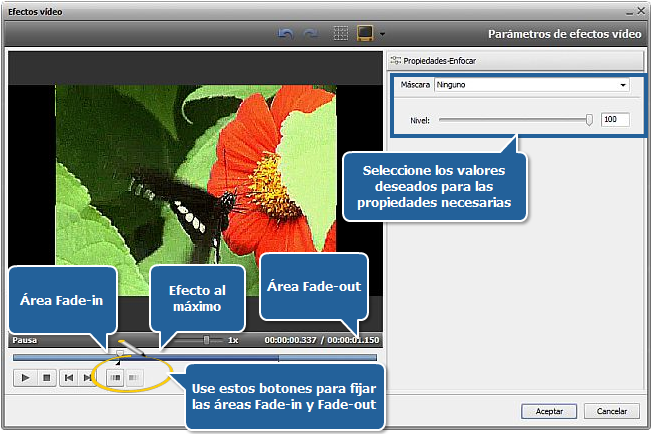 ¿Cómo restaurar vídeo desenfocado con AVS Video Editor? Paso 3