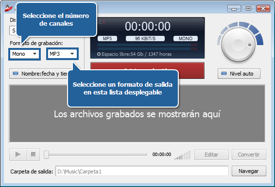 ¿Cómo grabar audio usando la entrada Stereo Mix? Paso 3