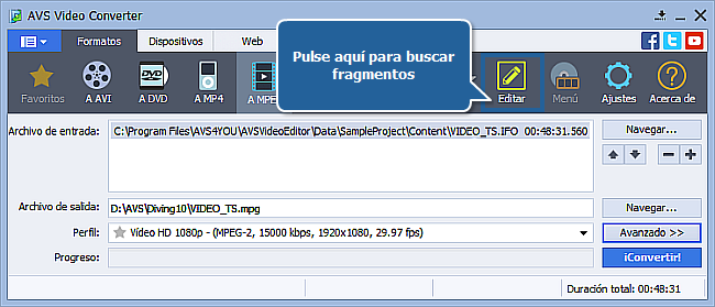 ¿Cómo convertir episodios DVD en archivos separados? Paso 5