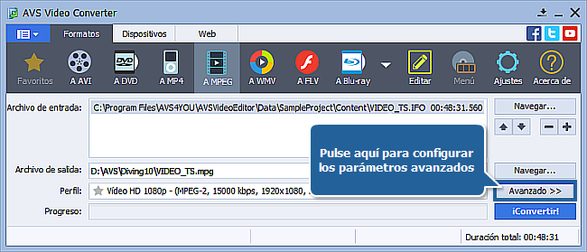 ¿Cómo convertir episodios DVD en archivos separados? Paso 6