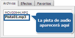 ¿Cómo editar la pista de audio de un vídeo aficionado? Paso 4
