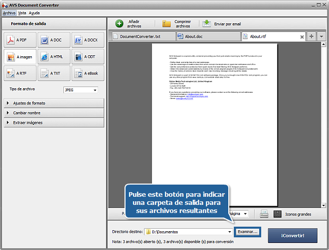¿Cómo convertir documentos? Paso 6
