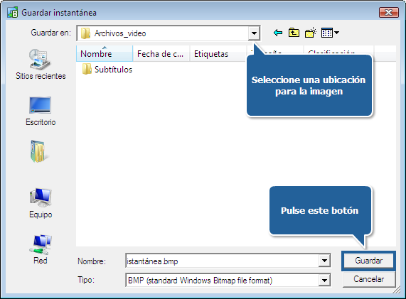 ¿Cómo exportar imágenes de vídeos? Paso 4