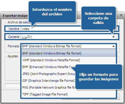 ¿Cómo exportar imágenes de vídeos? Paso 6